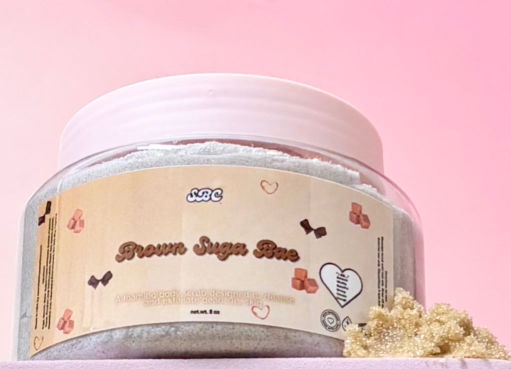 Brown Suga Bae Foaming Body Scrub