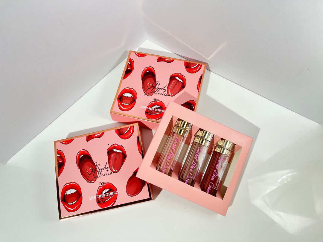 Nude Lip Gloss Trio Set