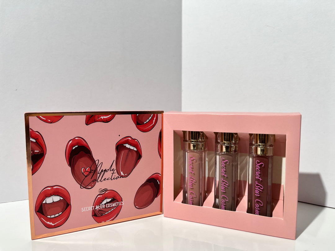 Nude Lip Gloss Trio Set