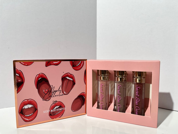 Nude Lip Gloss Trio Set