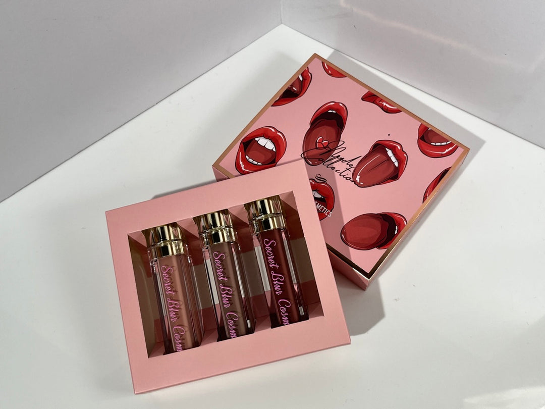 Nude Lip Gloss Trio Set