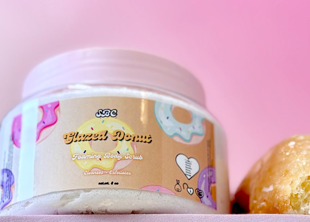 Glazed Donut Foaming Body Scrub