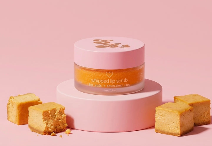 Whipped lip scrubs