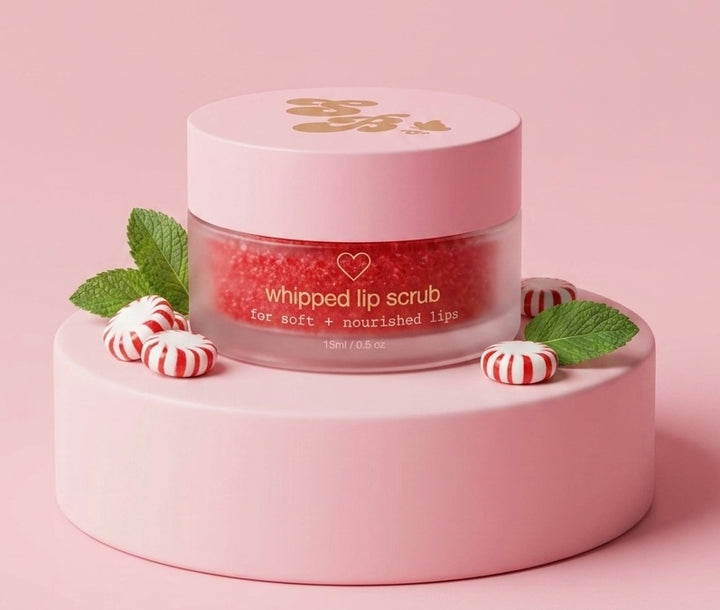 Whipped lip scrubs