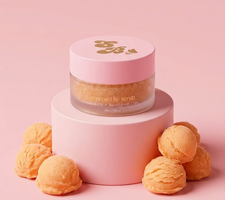 Whipped lip scrubs