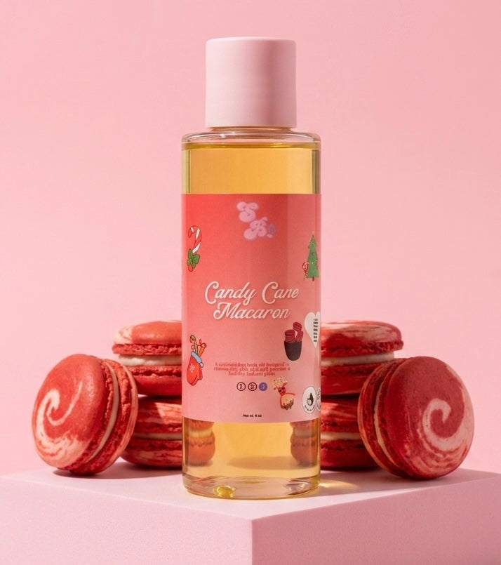 Candy Cane Macaron Body Oil