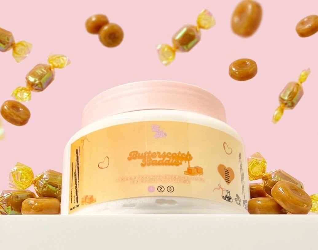 Butterscotch Baddie Foaming Body Scrub