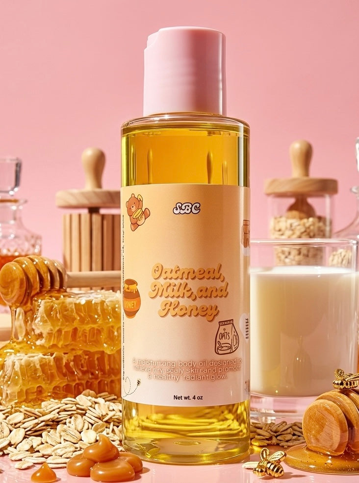 Oatmeal, Milk, and Honey Body Oil
