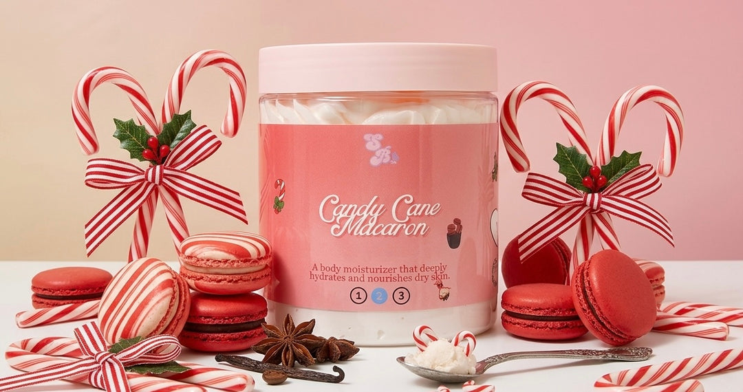 Candy Cane Macaron Body Butter