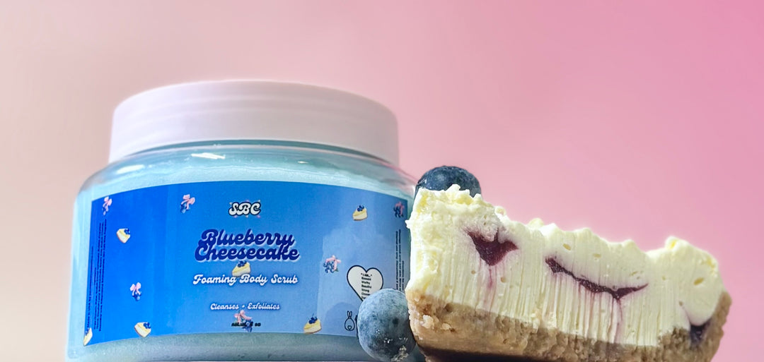 Blueberry Cheesecake Foaming Body Scrub