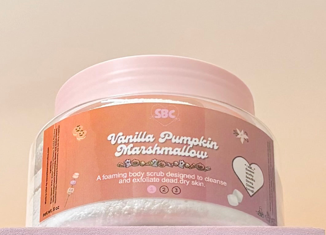 Vanilla Pumpkin Marshmallow Foaming Body Scrub