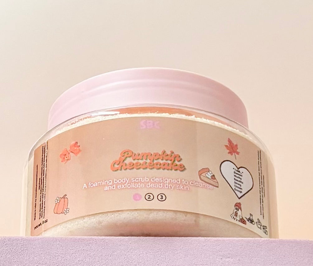 Pumpkin Cheesecake Foaming Body Scrub