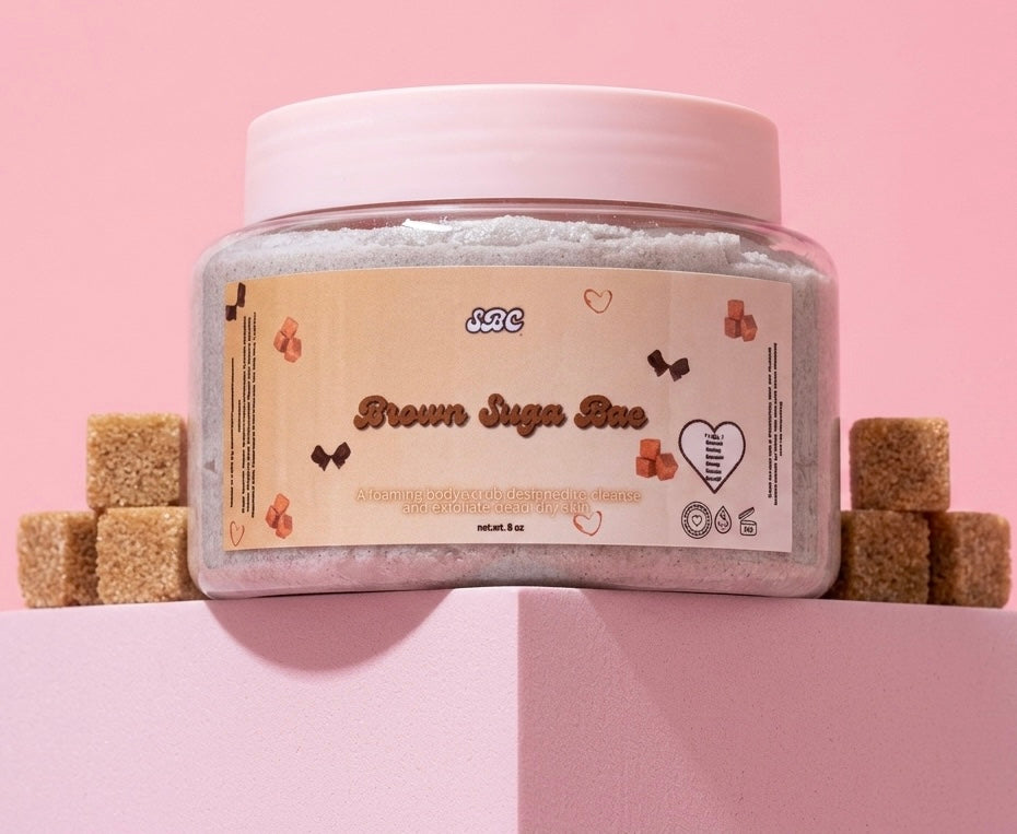 Brown Suga Bae Foaming Body Scrub