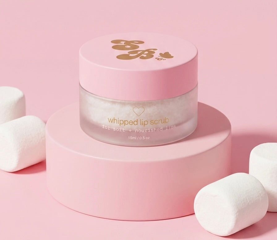 Whipped lip scrubs