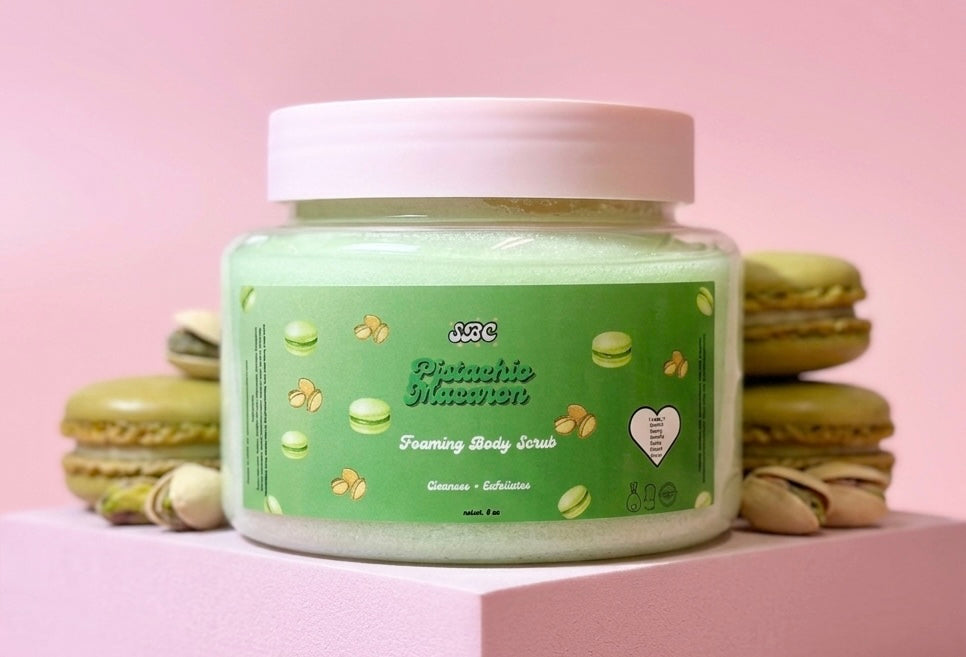 Pistachio Macaron Foaming Body Scrub