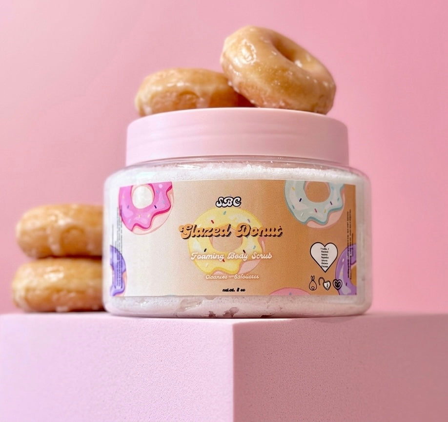 Glazed Donut Foaming Body Scrub