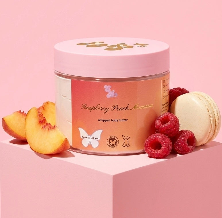 Raspberry Peach Macaron Body Butter