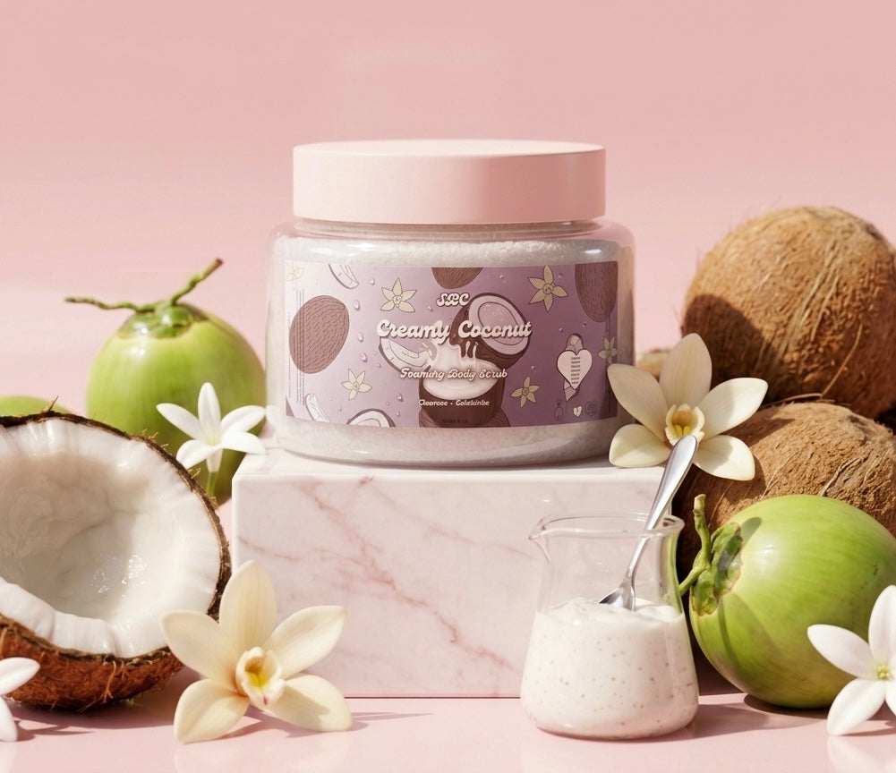 Creamy Coconut Foaming Body Scrub
