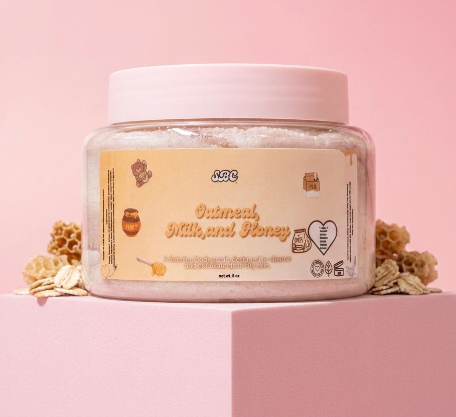 Oatmeal, Milk, and Honey Body Scrub