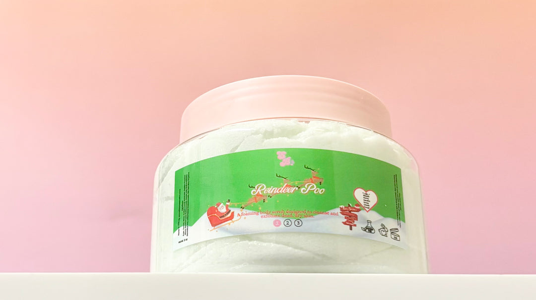 Reindeer Poo Foaming Body Scrub