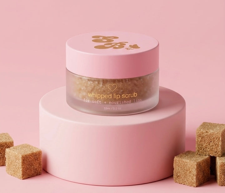 Whipped lip scrubs