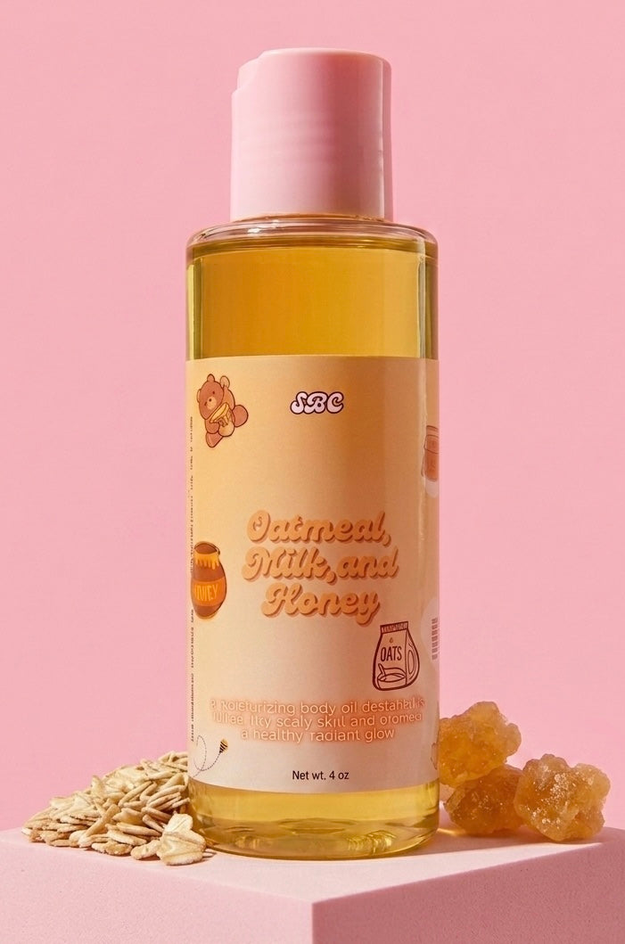 Oatmeal, Milk, and Honey Body Oil