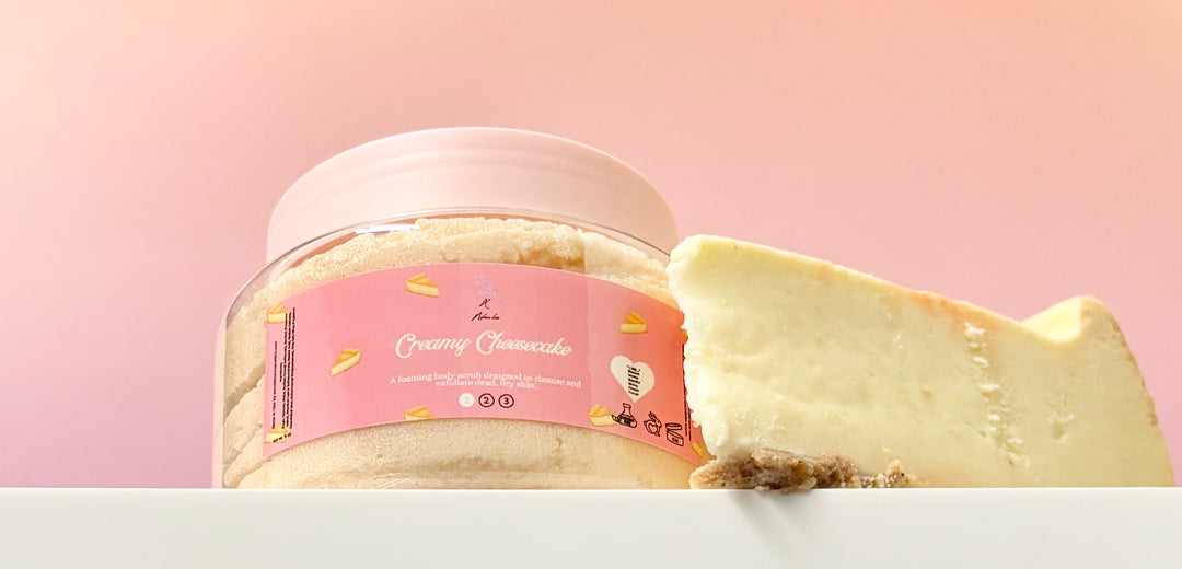 Creamy Cheesecake Foaming Body Scrub