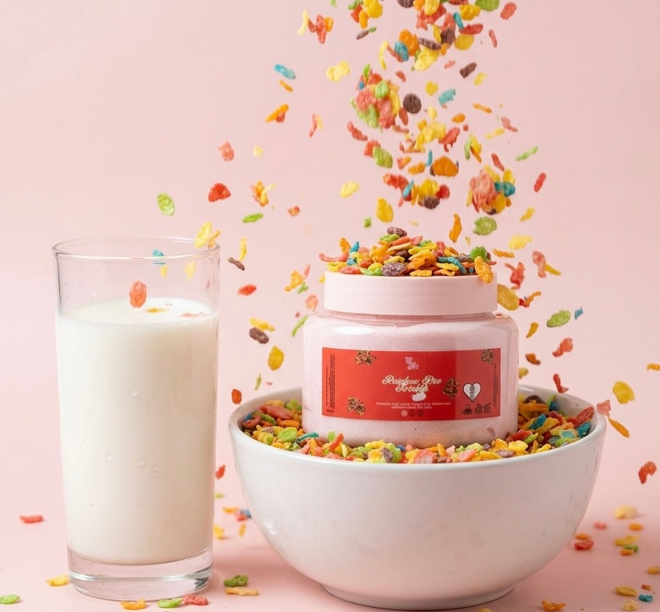 Rainbow Rice Krinkles Foaming Body Scrub