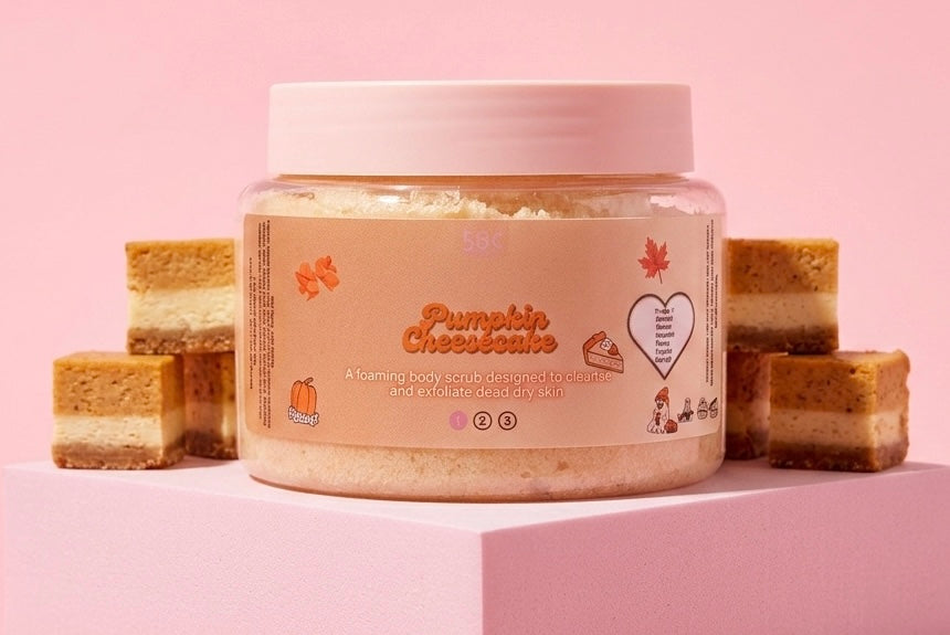 Pumpkin Cheesecake Foaming Body Scrub