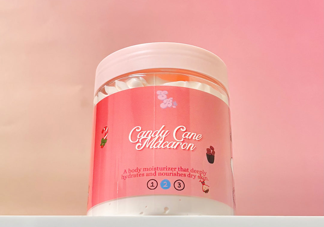 Candy Cane Macaron Body Butter