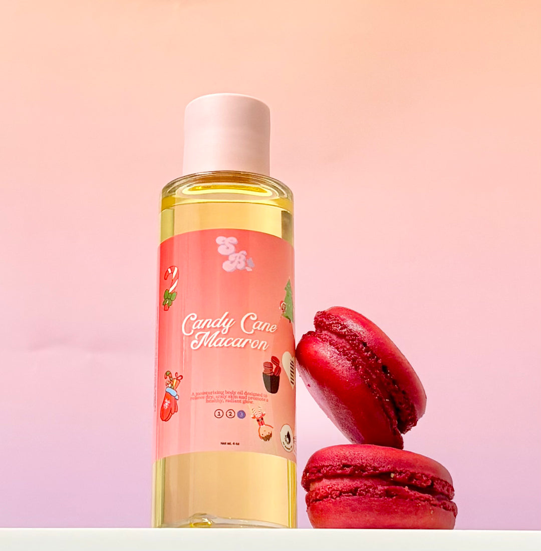 Candy Cane Macaron Body Oil
