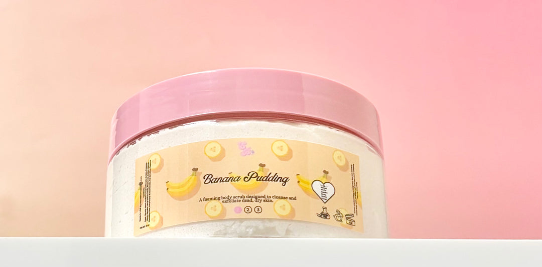 Banana Pudding Foaming Body Scrub