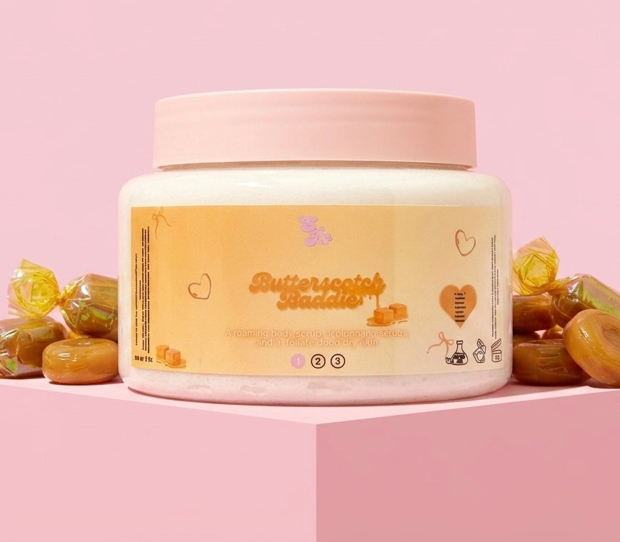Butterscotch Baddie Foaming Body Scrub