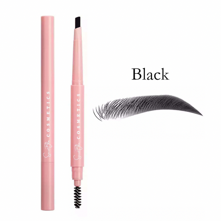Черный карандаш для бровей Secret Blur Cosmetics