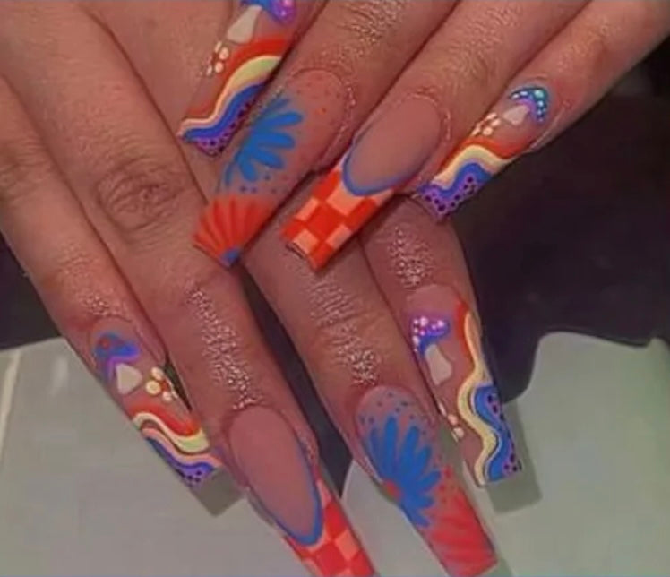 Groovy Press-On Nails